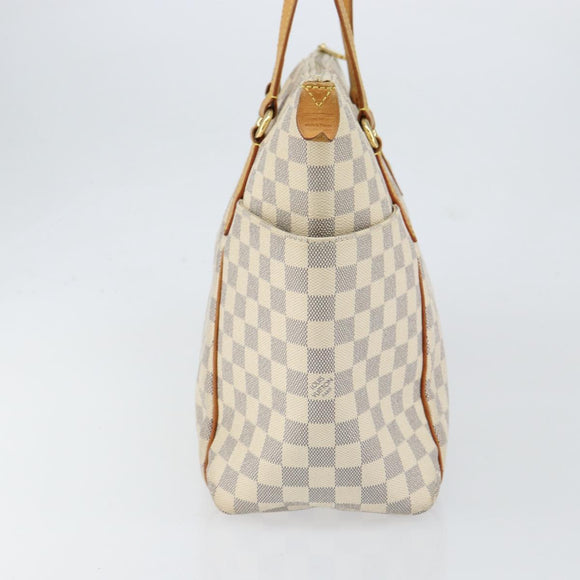 LOUIS VUITTON Damier Azur Totally MM Tote Bag N51262 LV Auth 154345