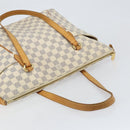 LOUIS VUITTON Damier Azur Totally MM Tote Bag N51262 LV Auth 154345-6