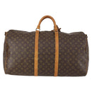 LOUIS VUITTON Monogram Keepall Bandouliere 60 Boston Bag M41412 LV Auth 154347-2