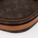 LOUIS VUITTON Monogram Jeune Fille GM Shoulder Bag M51225 LV Auth 154350-11