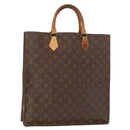 LOUIS VUITTON Monogram Sac Plat Hand Bag M51140 LV Auth 154353-1
