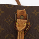 LOUIS VUITTON Monogram Sac Plat Hand Bag M51140 LV Auth 154353-10