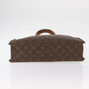 LOUIS VUITTON Monogram Sac Plat Hand Bag M51140 LV Auth 154353-11