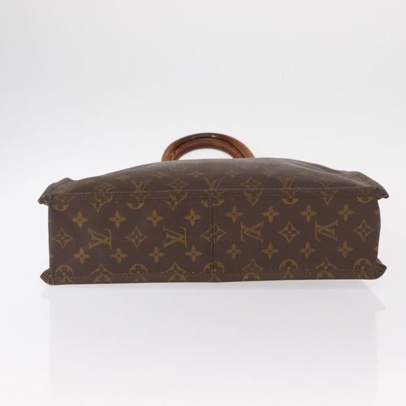 LOUIS VUITTON Monogram Sac Plat Hand Bag M51140 LV Auth 154353