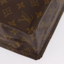 LOUIS VUITTON Monogram Sac Plat Hand Bag M51140 LV Auth 154353-12