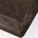 LOUIS VUITTON Monogram Sac Plat Hand Bag M51140 LV Auth 154353-13