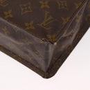 LOUIS VUITTON Monogram Sac Plat Hand Bag M51140 LV Auth 154353-15