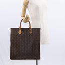 LOUIS VUITTON Monogram Sac Plat Hand Bag M51140 LV Auth 154353-20