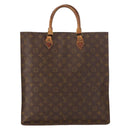 LOUIS VUITTON Monogram Sac Plat Hand Bag M51140 LV Auth 154353-3