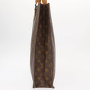 LOUIS VUITTON Monogram Sac Plat Hand Bag M51140 LV Auth 154353-4