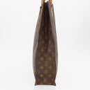 LOUIS VUITTON Monogram Sac Plat Hand Bag M51140 LV Auth 154353-5