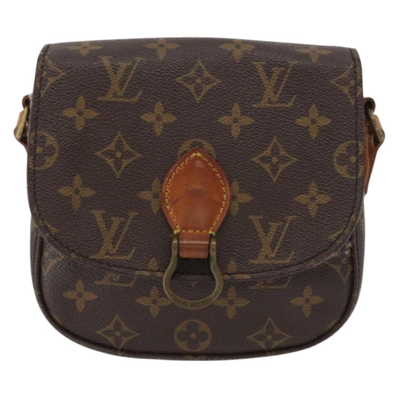 LOUIS VUITTON Monogram Saint Cloud PM Shoulder Bag M51244 LV Auth 154354