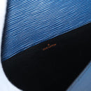 LOUIS VUITTON Epi Porte Documents Senatur Clutch Bag Blue M54455 LV Auth 154359-17