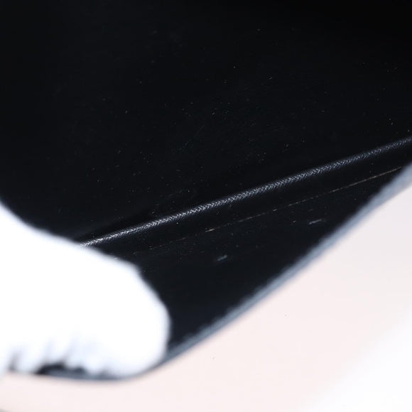 LOUIS VUITTON Epi Porte Documents Senatur Clutch Bag Blue M54455 LV Auth 154359