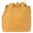 LOUIS VUITTON Epi Petit Noe Shoulder Bag Yellow M44109 LV Auth 154360-2