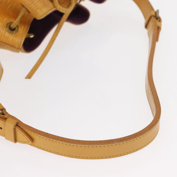 LOUIS VUITTON Epi Petit Noe Shoulder Bag Yellow M44109 LV Auth 154360