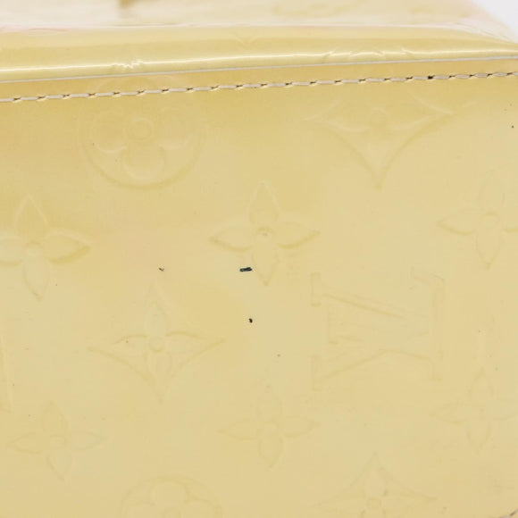 LOUIS VUITTON Monogram Vernis Reade PM Hand Bag Perle M91336 LV Auth 154363