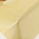 LOUIS VUITTON Monogram Vernis Reade PM Hand Bag Perle M91336 LV Auth 154363-17