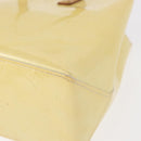 LOUIS VUITTON Monogram Vernis Reade PM Hand Bag Perle M91336 LV Auth 154363-18