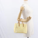 LOUIS VUITTON Monogram Vernis Reade PM Hand Bag Perle M91336 LV Auth 154363-25