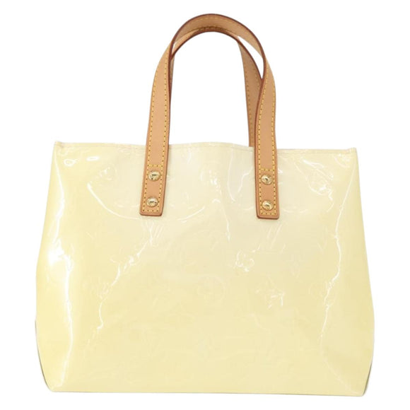 LOUIS VUITTON Monogram Vernis Reade PM Hand Bag Perle M91336 LV Auth 154364V