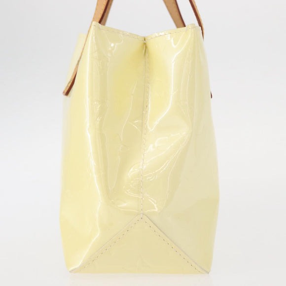 LOUIS VUITTON Monogram Vernis Reade PM Hand Bag Perle M91336 LV Auth 154364V