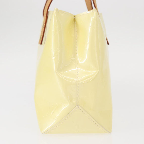 LOUIS VUITTON Monogram Vernis Reade PM Hand Bag Perle M91336 LV Auth 154364V