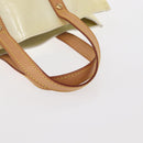 LOUIS VUITTON Monogram Vernis Reade PM Hand Bag Perle M91336 LV Auth 154364V-7