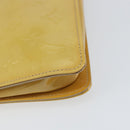 LOUIS VUITTON Monogram Vernis Lexington Pouch Beige M91010 LV Auth 154365-16