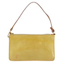 LOUIS VUITTON Monogram Vernis Lexington Pouch Beige M91010 LV Auth 154365-13