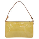 LOUIS VUITTON Monogram Vernis Lexington Pouch Beige M91010 LV Auth 154365-2