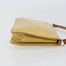 LOUIS VUITTON Monogram Vernis Lexington Pouch Beige M91010 LV Auth 154365-3