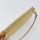 LOUIS VUITTON Monogram Vernis Lexington Pouch Beige M91010 LV Auth 154365-6