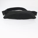 PRADA Waist bag Nylon Black Silver Auth 154367-10