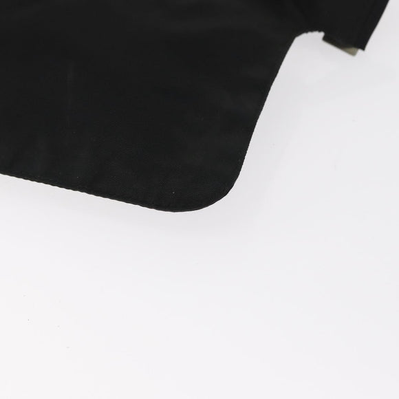 PRADA Waist bag Nylon Black Silver Auth 154367