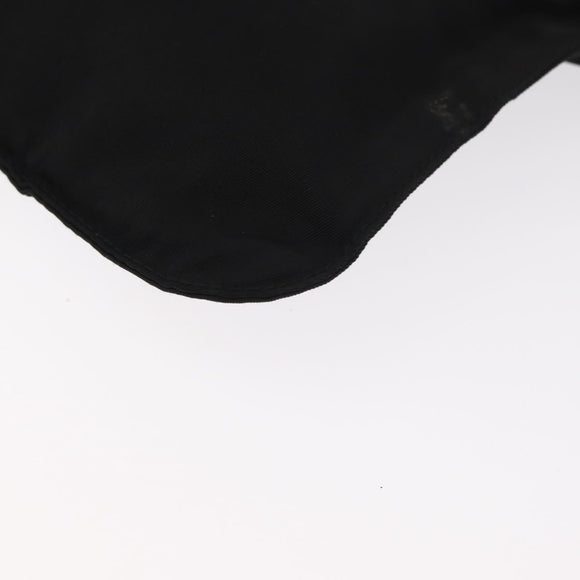 PRADA Waist bag Nylon Black Silver Auth 154367