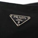 PRADA Waist bag Nylon Black Silver Auth 154367-16