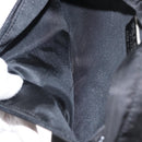 PRADA Waist bag Nylon Black Silver Auth 154367-18