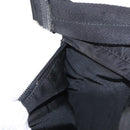 PRADA Waist bag Nylon Black Silver Auth 154367-19