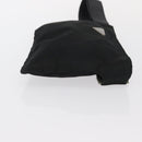 PRADA Waist bag Nylon Black Silver Auth 154367-5