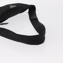 PRADA Waist bag Nylon Black Silver Auth 154367-8