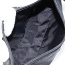 PRADA Accessory Pouch Nylon Black Silver Auth 154368-11