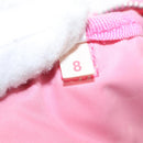 PRADA Hand Bag Nylon Pink Silver Auth 154369-12