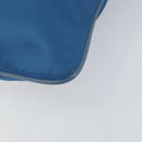 PRADA Shoulder Bag Nylon Blue Silver Auth 154370V-14