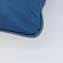 PRADA Shoulder Bag Nylon Blue Silver Auth 154370V-16