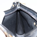 Christian Dior Trotter Canvas Shoulder Bag Navy Gold Auth 154374-18