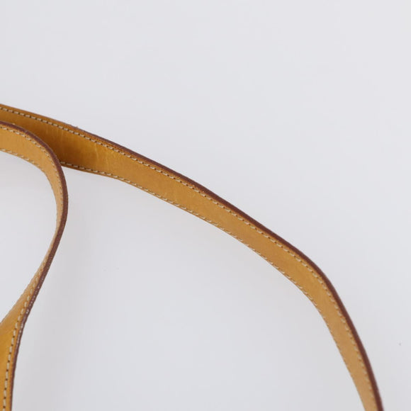 CELINE Macadam Canvas Hand Bag PVC Leather 2way Brown Gold Auth 154376