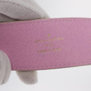 LOUIS VUITTON Monogram CeintureT&B Belt 41.3"" White M9627 LV Auth 154379-9