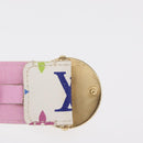 LOUIS VUITTON Monogram CeintureT&B Belt 41.3"" White M9627 LV Auth 154379-6