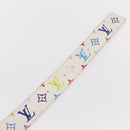 LOUIS VUITTON Monogram CeintureT&B Belt 41.3"" White M9627 LV Auth 154379-7